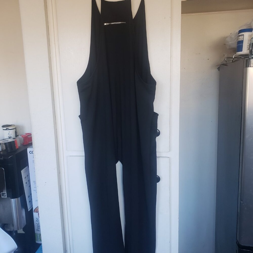 Black Overalls made of cotton